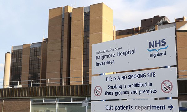Picture of Raigmore Hospital in Inverness