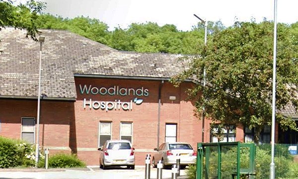 Woodlands Hospital in Salford, where patient safety concerns have been raised by the Care Quality Commission
