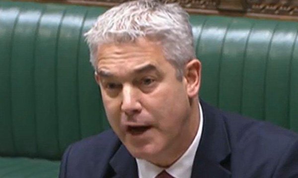 Health and social care secretary Steve Barclay speaking in the House of Commons