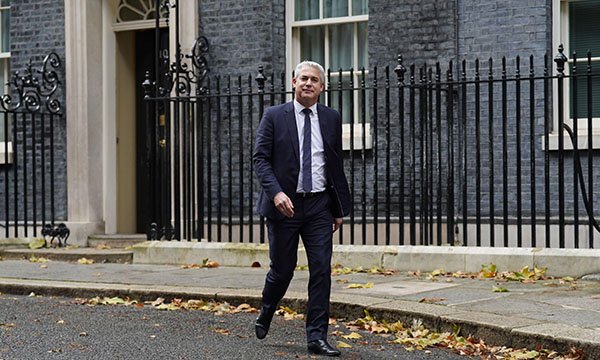Steve Barclay leaves 10 Downing Street on Monday after a cabinet reshuffle that saw him leave his post as health and social care secretary