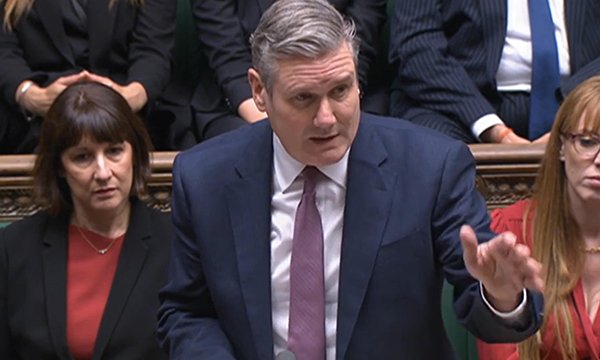 Labour Party leader Keir Starmer speaking in parliament