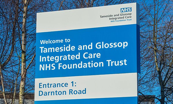 Tameside and Glossop integrated care trust signage – the trust's district nurse shortage was found to be a factor in woman’s death