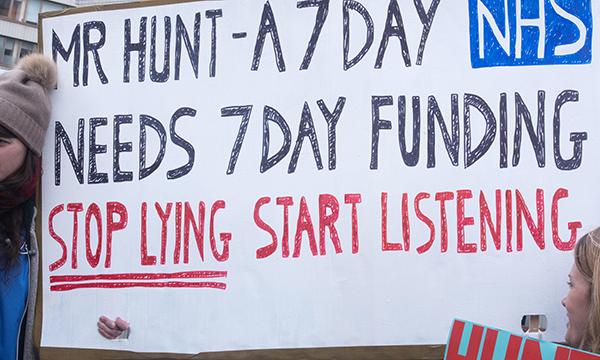 7-Day NHS protest