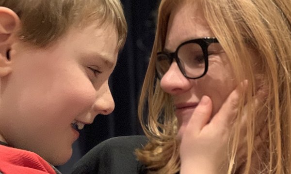 Picture of Niamh Donohoe with her son Jay. A setback on a day out with her son led her to inspire a local business to make changes that will help other children with disabilities.