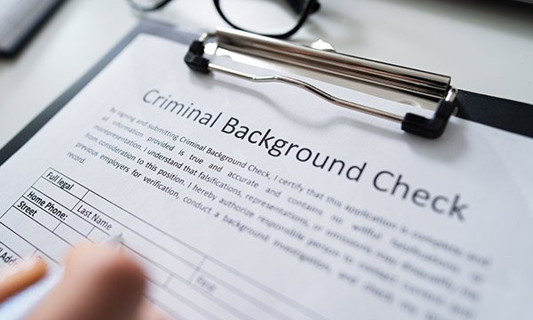 specimen criminal record check form