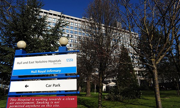 Hull Royal Infirmary, where Linda Heath died from sepsis following care failings